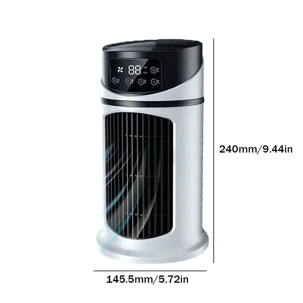 Portable Air Conditioner Fan With 6 Hour Timer