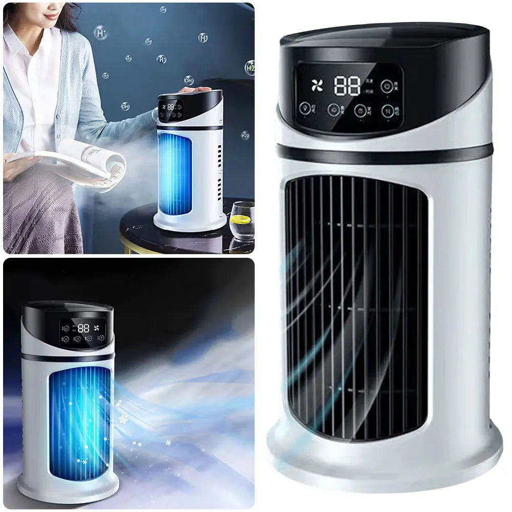 Portable Air Conditioner Fan With 6 Hour Timer